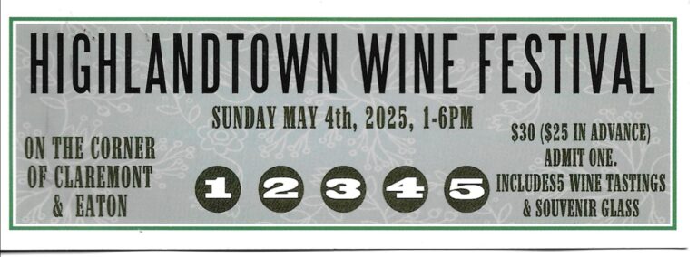 Fesitval wine card
